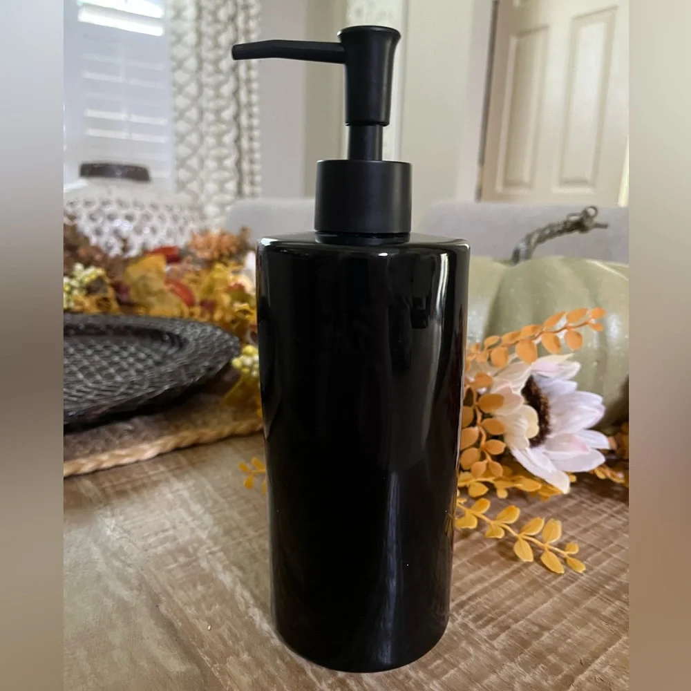 Rae Dunn Black 'Spooky' Soap Dispenser